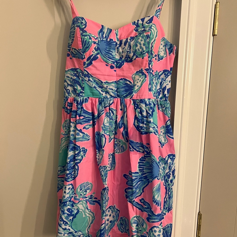 Lilly Pulitzer Pink and Blue Sundress